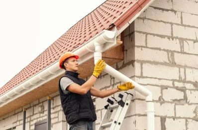 Pose et remplacement de gouttières à Talus-Saint-Prix